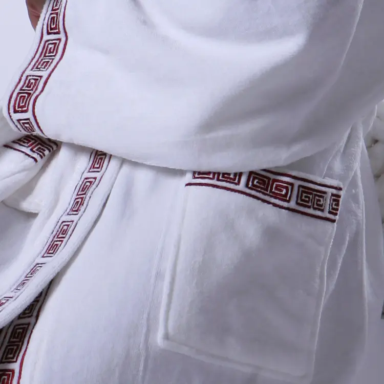 Meilleurs peignoirs d'hôtel de luxe chemise de nuit mature acheter en vrac blanc ou personnalisé ELIYA 6