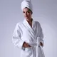 Custom China ODM Microfiber Robe Lined in Terry ELIYA Summer Cotton Women Bathrobe 3