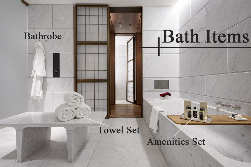 Luxury 100% Cotton Spa Face Hand Bath 5 Star Hotel Towel Sets For Hilton 14