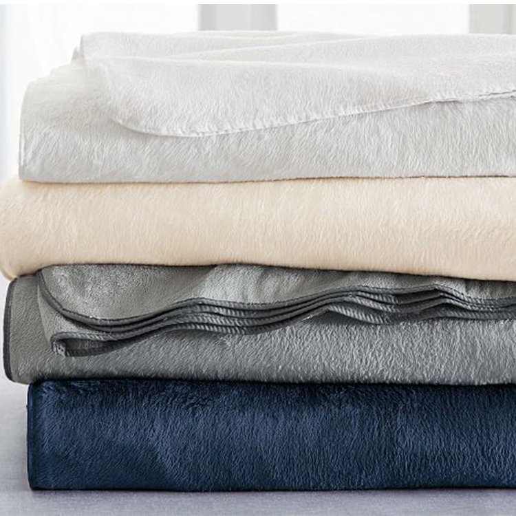 ELIYA Wholesale Hotel Bedroom Polyester Microfiber King Size Wool Fleece Blanket 11
