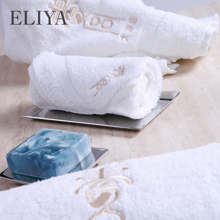 Eliya Custom 100% Cotton Luxury Hotel Jacquard Bath Towel Sets 1