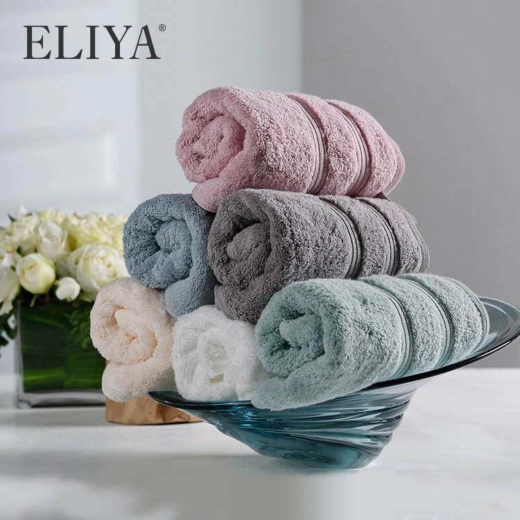 Ready To Ship to Elegant Pink Hotel Bath Towel Set 1