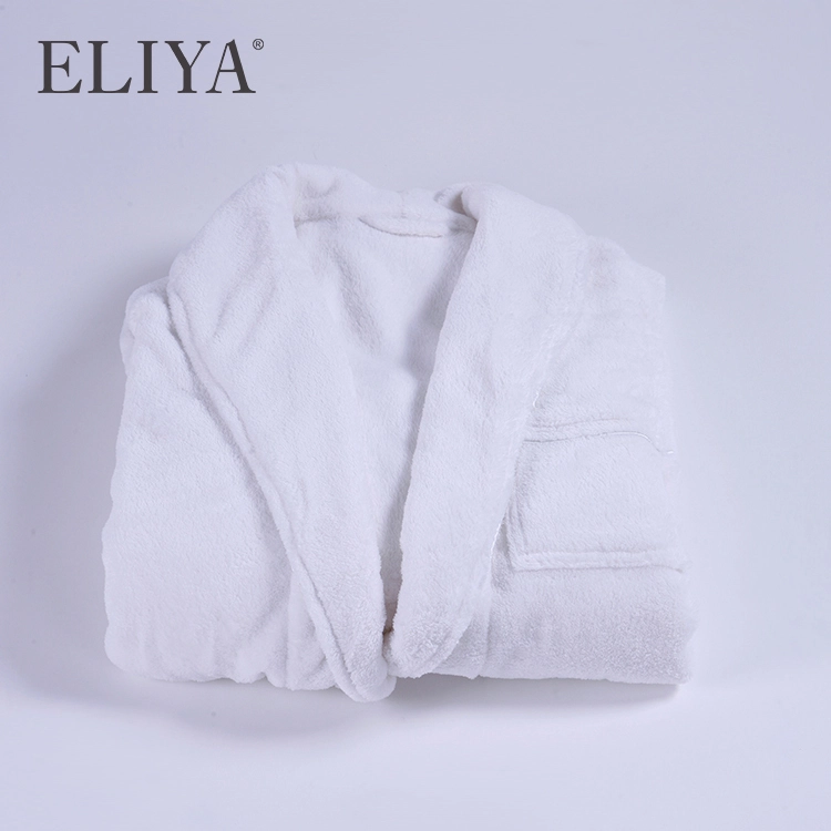 ISO9001 Certified 100 Cotton Hotel Bathrobe, 5 Star Luxury Hotel Cotton Terry Bath Robe 1