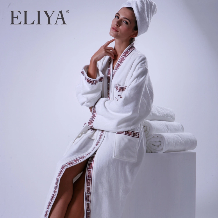 ELIYA factory china linen 5 star hilton hotel 100% cotton towel & bathrobe 1