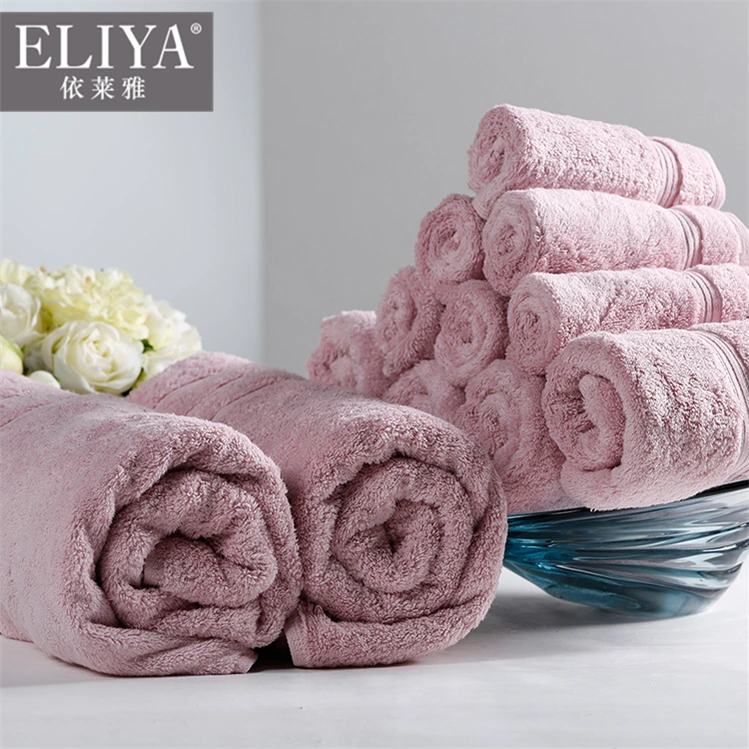 Wholesale hotel monclar bath towel made+hotel towel plain design with logo+800gsm ring spun cotton towel hotel 1
