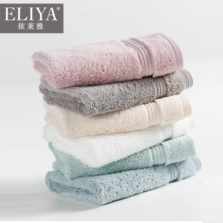 Wholesale Bulk White Cotton Hilton Thick Hotel Bath Towel Set,Woven Pure White Double-Faced Terry Towel Hotel 1