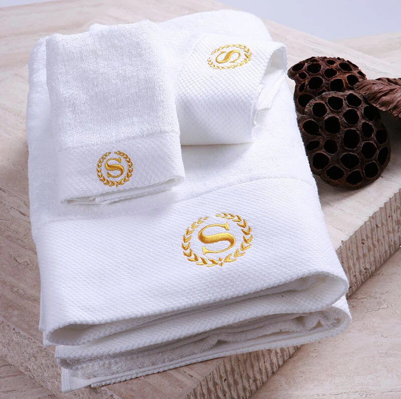 Absorbent Towels 100% Cotton 16s Customized Bath Beach Terry Towel 1