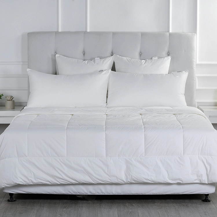 El edredón del hotel de encargo de la venta al por mayor de Hilton fija la ropa de cama de lujo gigante 1