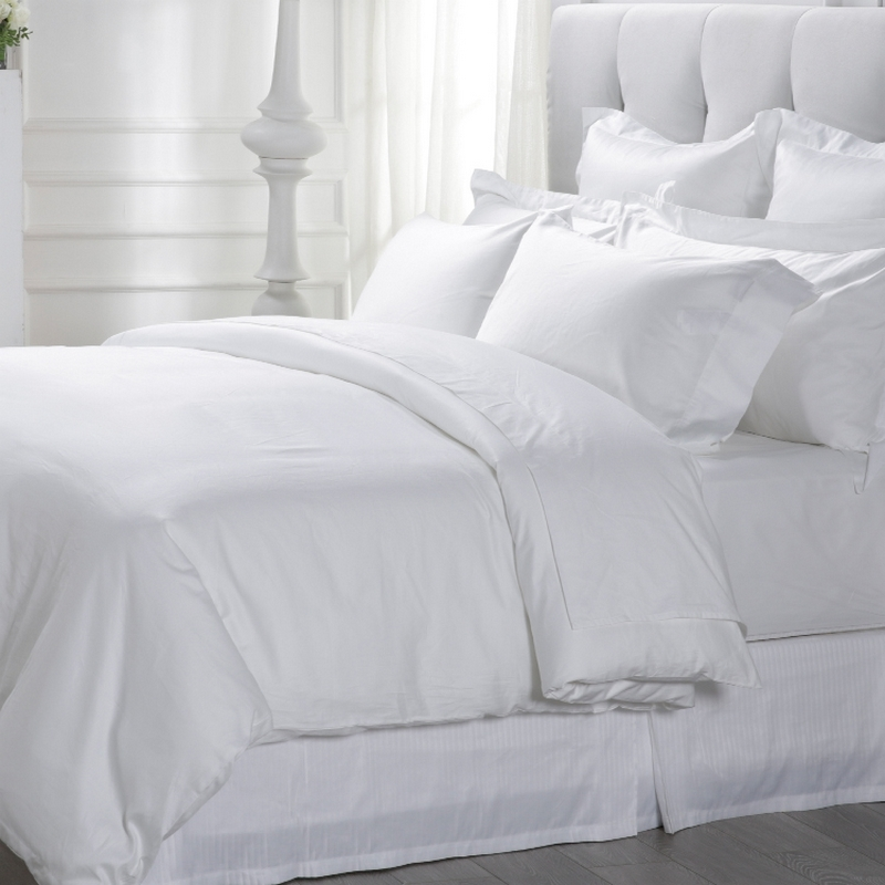 Custom King Queen Size 300 Thread Count 100% Cotton Bed Cover Bed Sheets Cotton Set 1