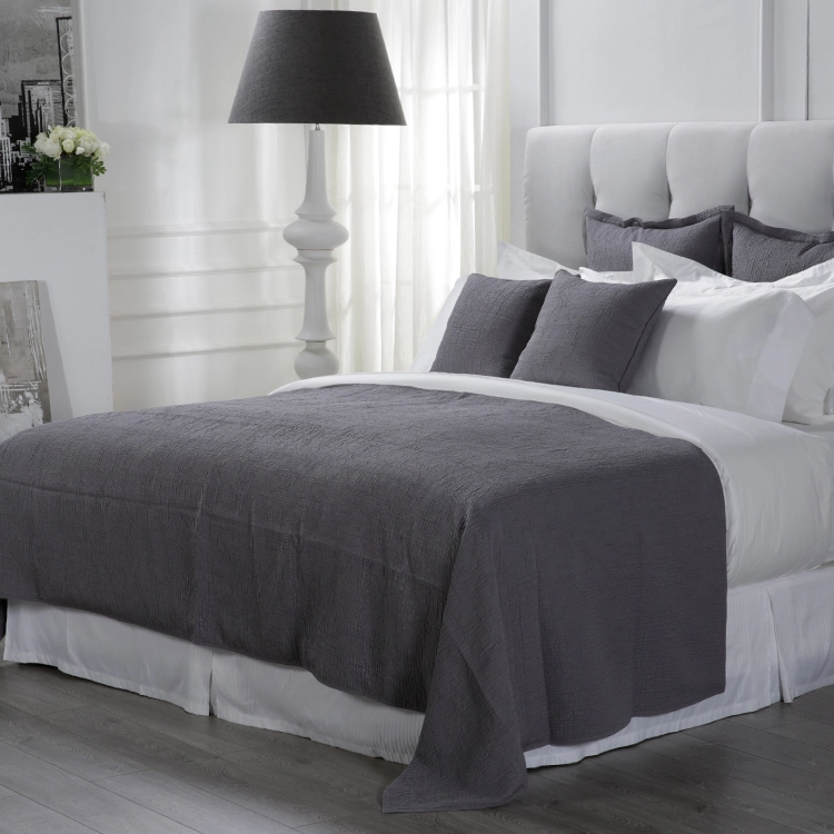 High Quality Satin Duvet Cover Flat Bed Sheet Pillow Cover White Hotel Bedding Set 1