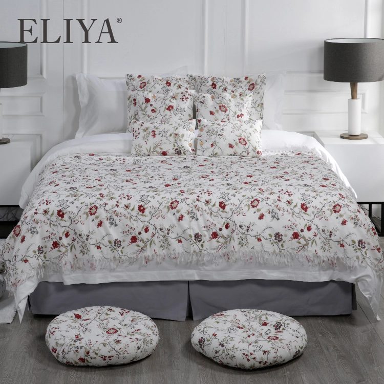 California King Bed Sheet Satin White 5 Star Hotel Bedding Sheets Sets 1