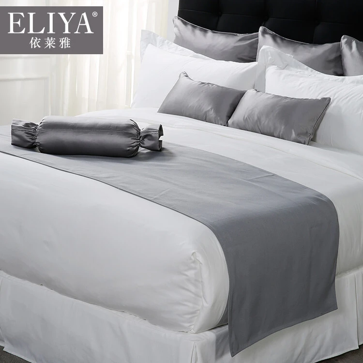100% cotton luxury 5 star hotel bed sheet linen ,bed linens hotel bed sheet with pillow 1
