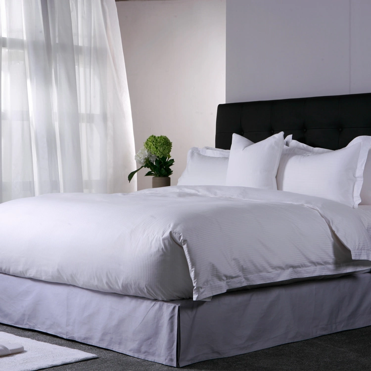 100% Egypt Cotton Luxury Hotel White Duvet Cover Bedding Sheet Sets 1