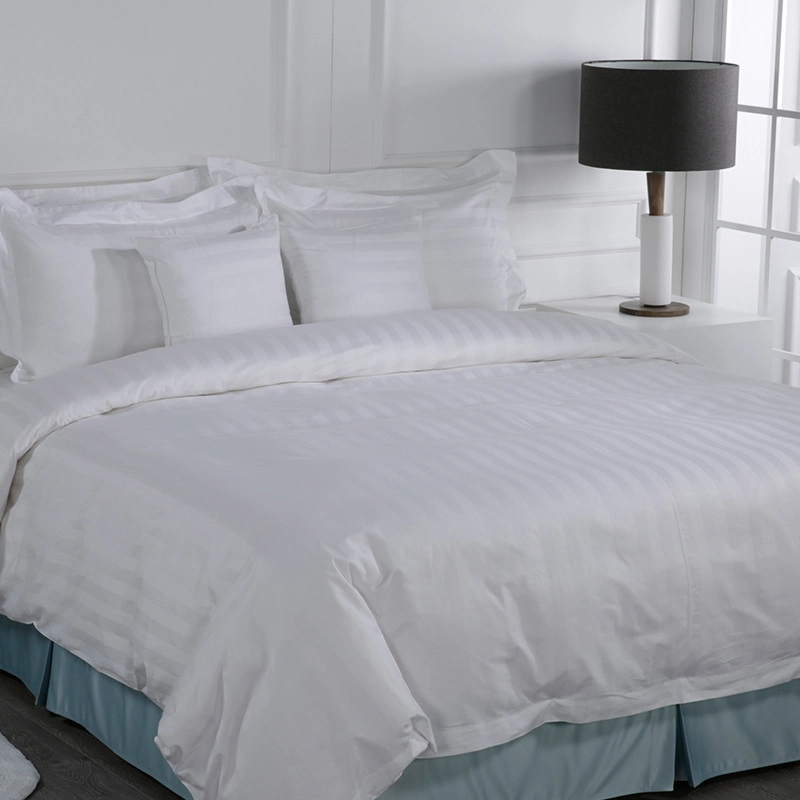 100% Egyptian Cotton 300 Thread Count Bed Sheets Set Luxury 5 Star White Hotel Linen 1