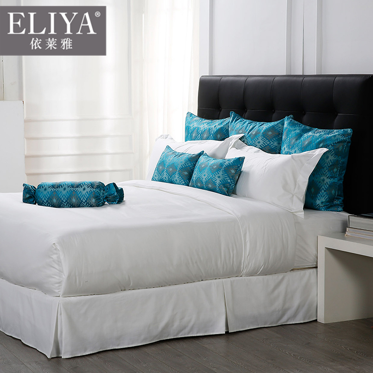 Low price hotel white bed sheet comforter hotel bedding set ,hotel room linen size bedding set 1