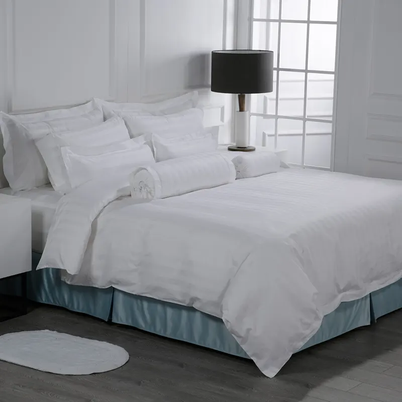 Woven China (Mainland) Guangdong Hospitality Duvet Covers Plain/Stripe/Jacquard/Embroidery Under 60°C ELIYA Company 9