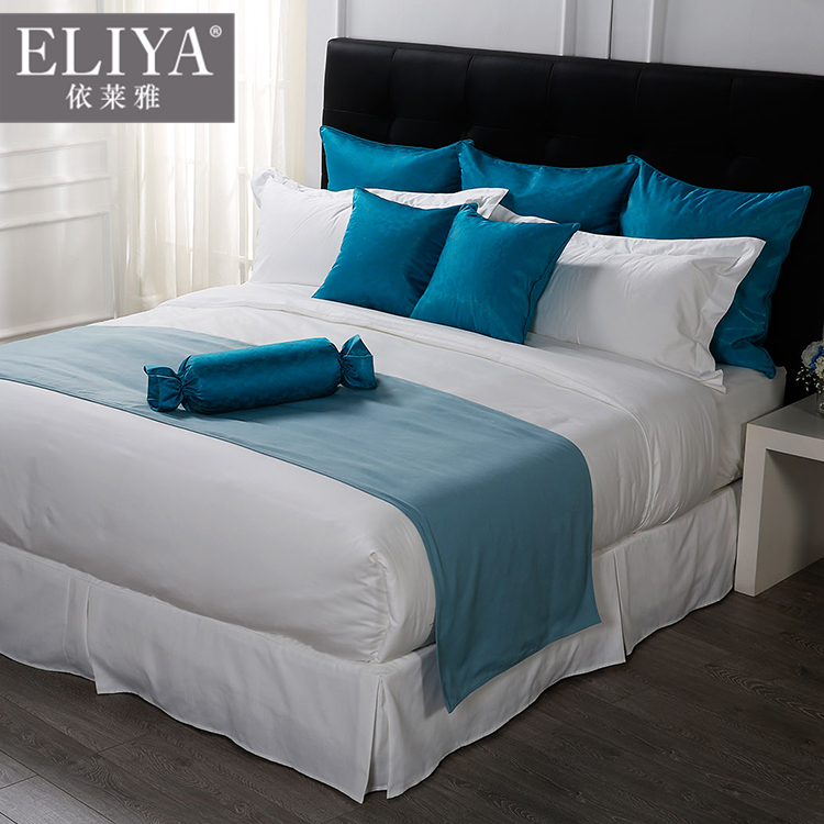 Hotel Linen King Egypt Cotton Sheet Luxury Bed Set 50% Cotton 50% Polyester 1