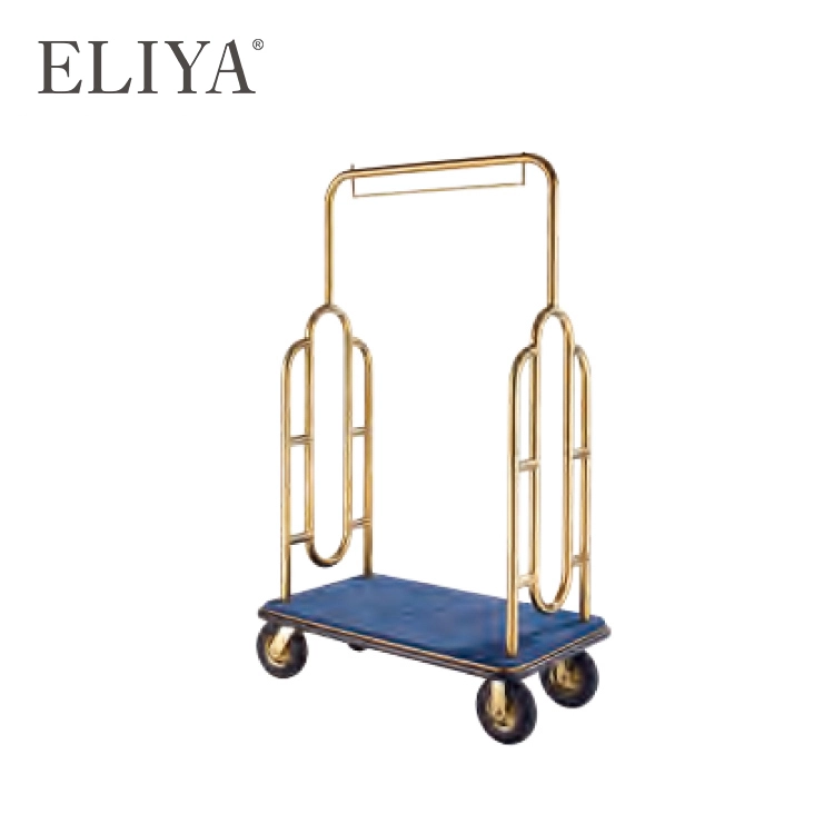 Hot Sale Bellman Birdcage Stainless Steel Luggage Trolley Hotel 1