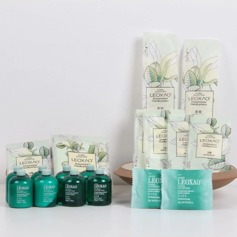 Customized Mini Disposable Amenities Set 30ml Bottle Hotel Soaps And Toiletries For Sale 1