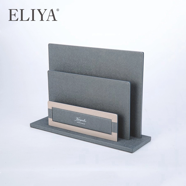 Hotel guest room guestroom luxury leather magazine rack 1