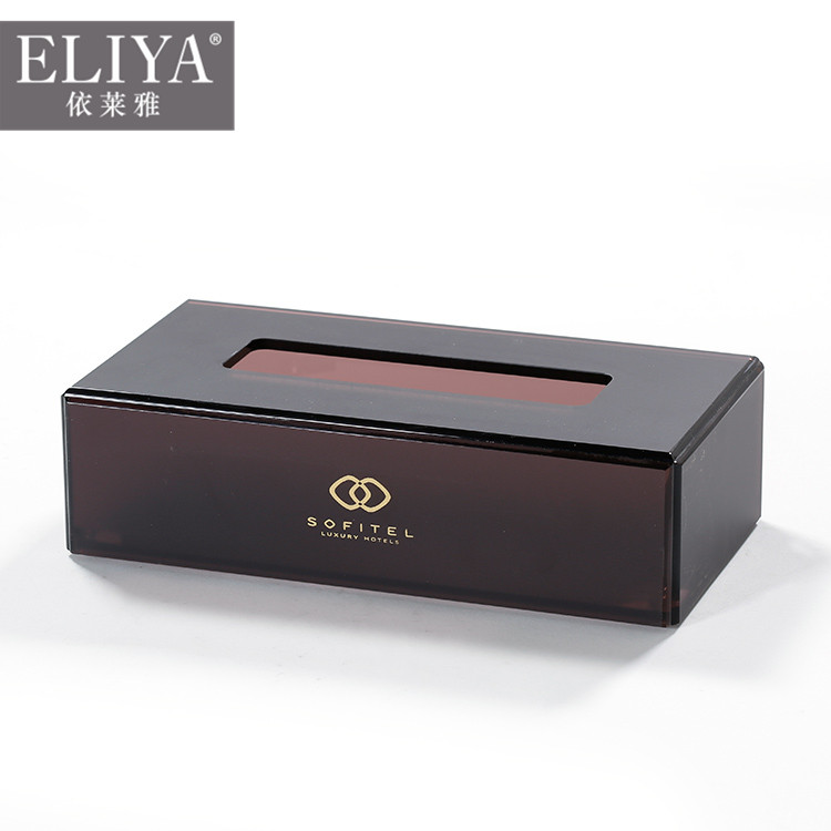 ELIYA مواد مربع المناديل الورقية البلاستيكية عالية الجودة لاستخدام الفندق 4