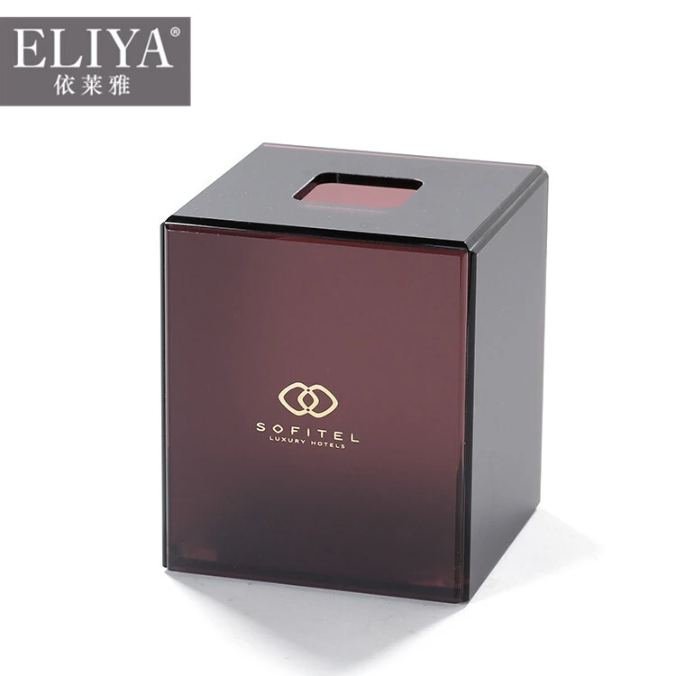 ELIYA مادة صندوق مناديل ورقية بلاستيكية عالية الجودة للاستخدام في الفنادق 1