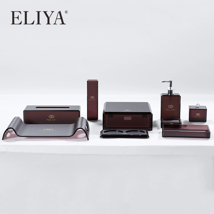 Eliya Custom Design 5 Star Hotel Hotel Amenities Set Acrylic Soap Tray 1