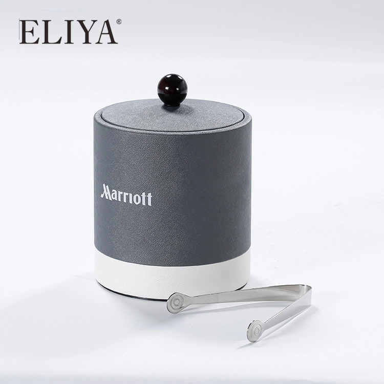 Wine Beer Ice Bucket Champagne Hotel Stainless Steel Metal Leather Wine Coolers & Chillers Graduation New Year's Halloween 1