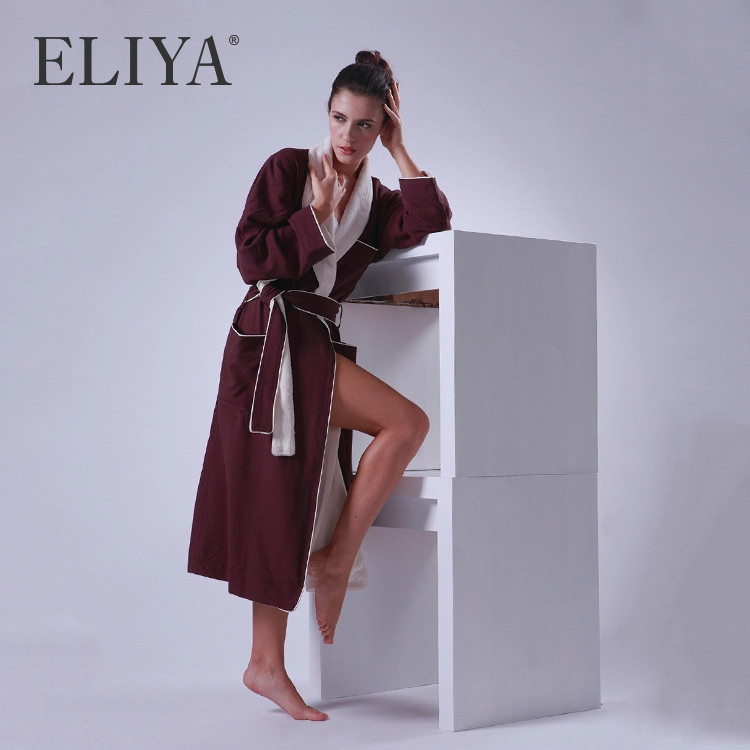 Fashion Design 5 Star Hotel Luxury Bathrobe Women Designer Bathrobe Wholesale 1