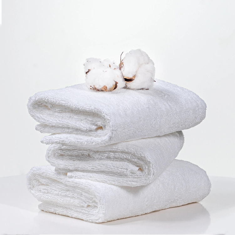 Luxury Hilton Custom Face Towel 5 Star Hotel Bath Towel White Set 1