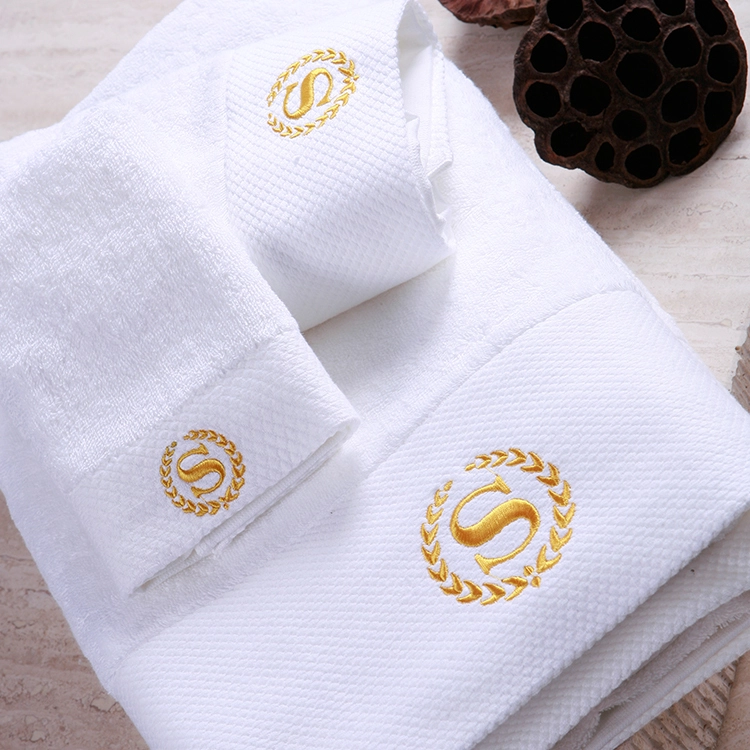 Luxury High Quality Hand Towels 100% Cotton White Hotel Towel 1