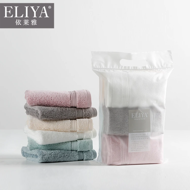 Factory Luxury Comfortable Towel Jacquard Towel Set for Sale 1