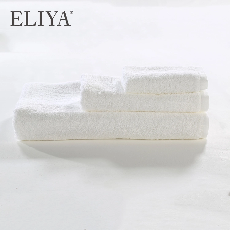 Customized 100% Cotton 70*140 cm Bath Towel White Plain Terry Towel 1