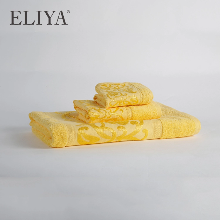 Hot Sale 100% Cotton Luxury 5 Star Hotel 3Pcs Bath Towels Set 1