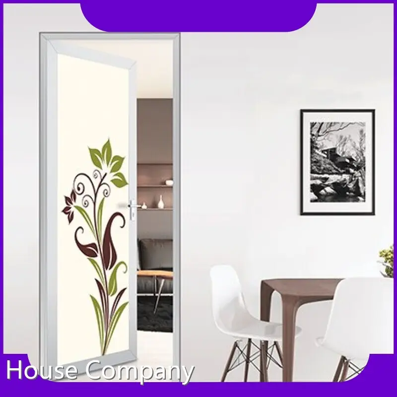 Wholesale Coating Glass Customized Aluminium Frame French Swinging Doors Digah Company Brand 1