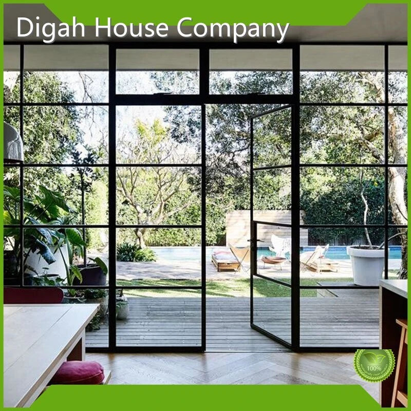 Custom Inward/Outward/Left/right Aluminium Frame Swinging Grill Doors Factory Inward/Outward/Left/right Digah Company 1