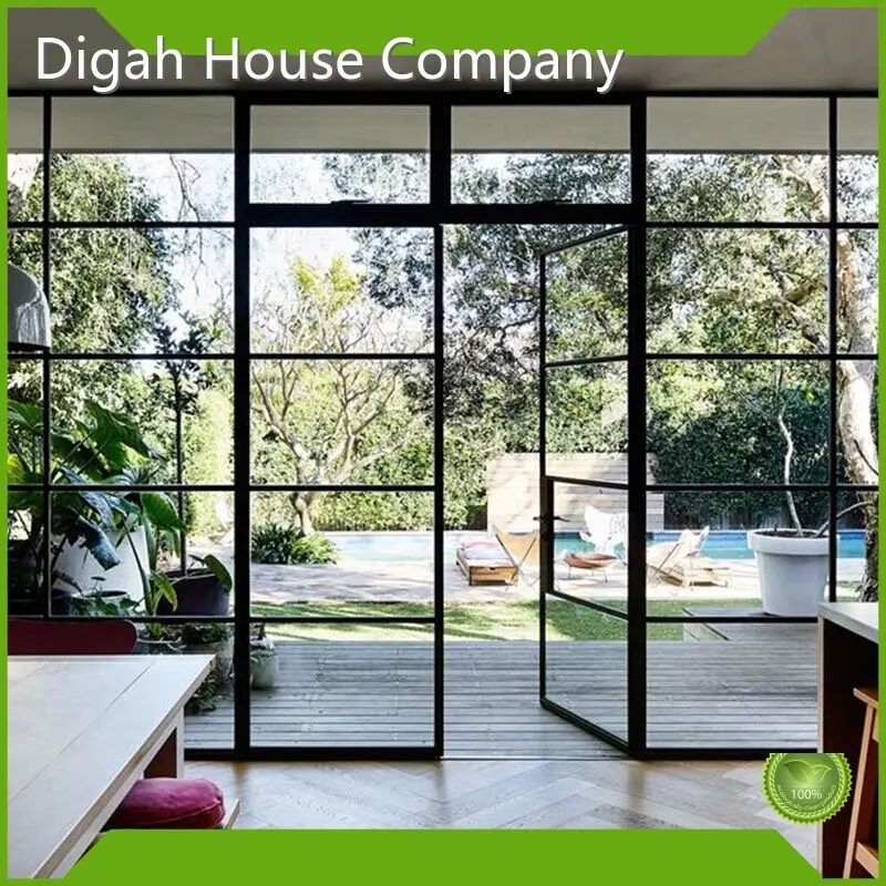 Custom Inward/Outward/Left/right Aluminium Frame Swinging Grill Doors Factory Inward/Outward/Left/right Digah Company 1