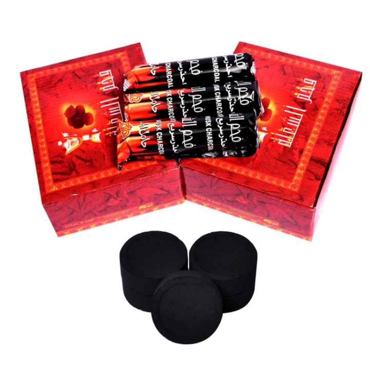 Supplier direct sell cheapest price round shisha hookah tablet charcoal 1