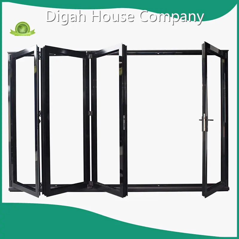 White/Black/Silver/Wood Grain/Customize Aluminium Bifold Doors Prices Digah Company Brand Company 1