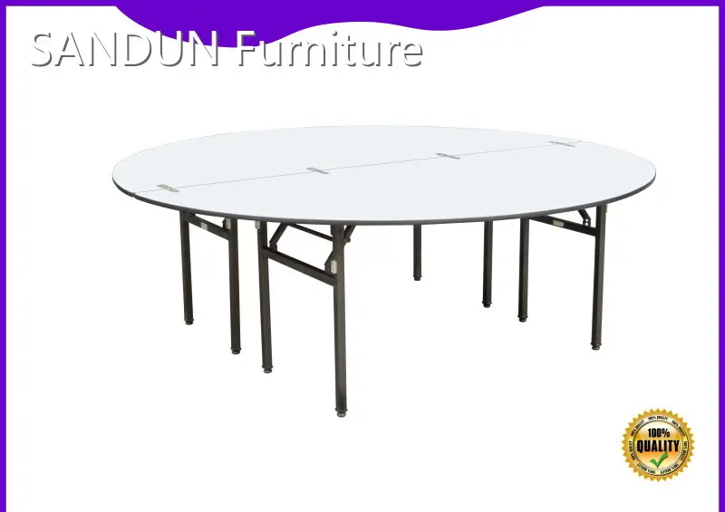 YF-007 Round Plastic Table and Chairs SANDUN Furniture Manufacture-1 1