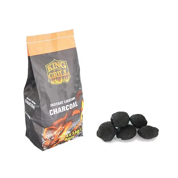 Factory Direct Sell High Calorific Value Round BBQ Charcoal Briquette 1