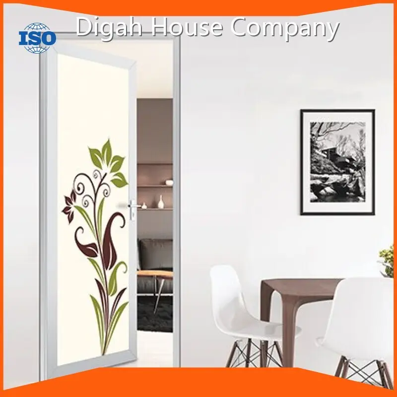 Quality Digah Company Brand Coating Glass Customized Aluminium Frame French Swinging Doors 1
