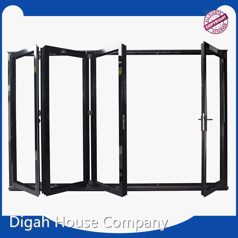 Digah Company Brand China Aluminium Bifold Doors Prices China Factory 1