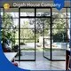 Coating Glass Aluminium Frame Swinging Grill Doors Factory Digah Company Brand Company 1