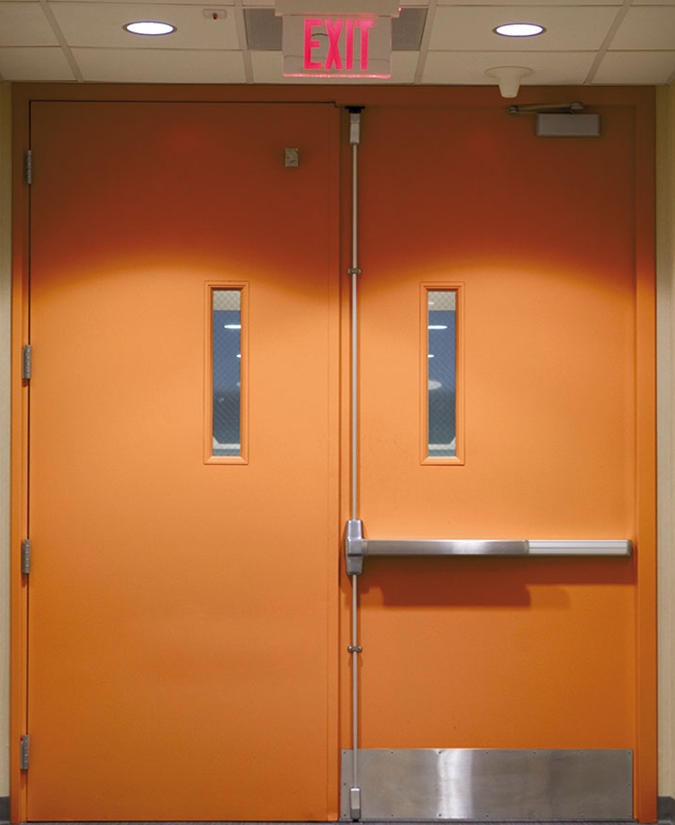 Double Swing Fire Rated Doors Double Leaf Fire Resisting Emergency Exit