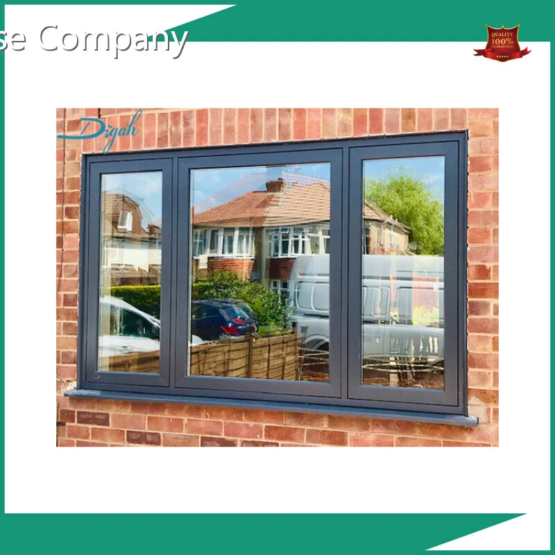 Commercial Double Glazed Windows High Quality Aluminum Frame Tempered Glass Window and Door 1