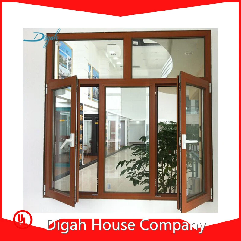 Double Glass Aluminum Windows Safety Tempered Glass with Aluminum Framed and Screen Window 1