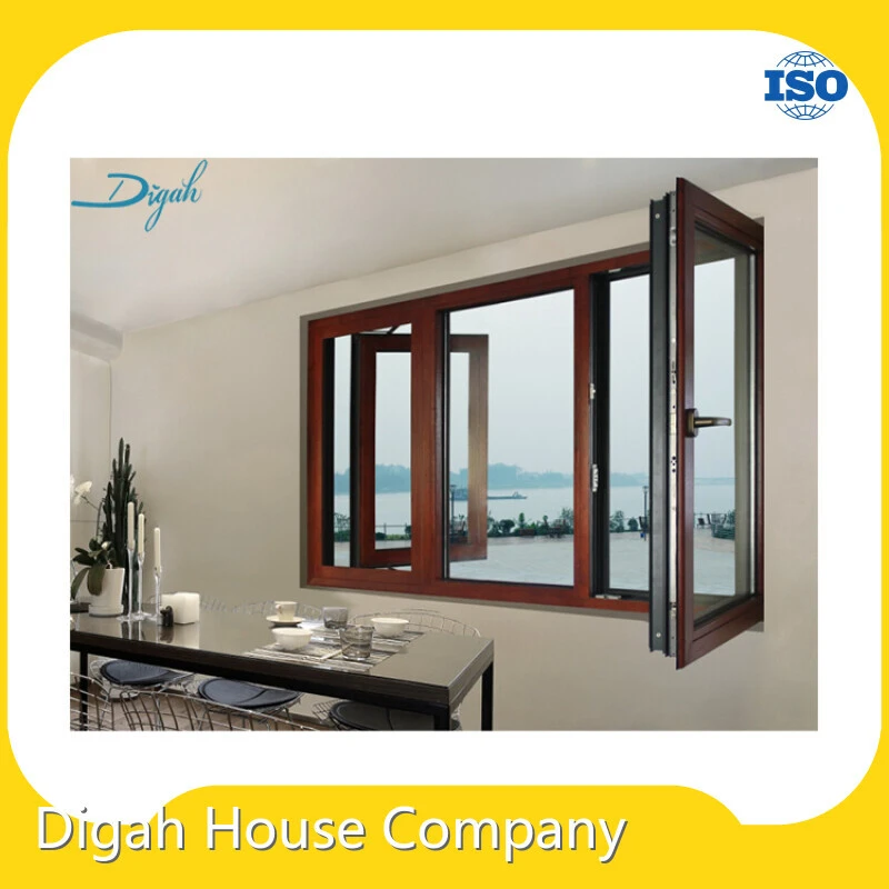 Quality Guarantee Aluminium Garden Window Outdoor Insulated Aluminum Glass Swing Windows 1