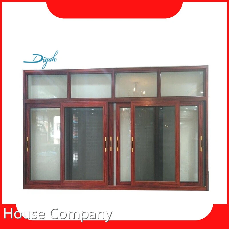 Guangdong Aluminum Glass Windows Single or Double Glass Design Sliding Window 1