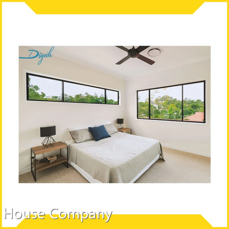 Home Exterior Windows Custom Tinted or Clear or Reflective Glass Sliding Bay Window 1
